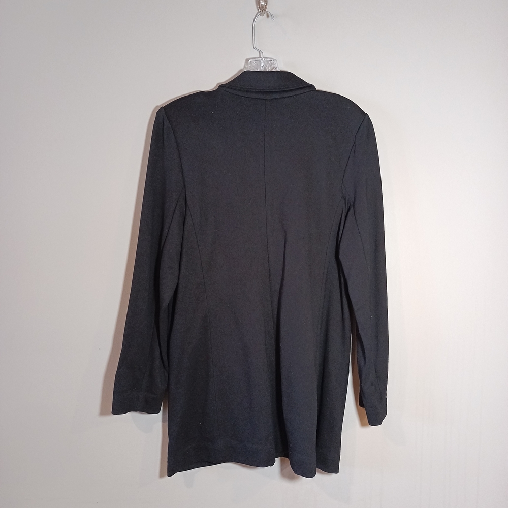 Ruby Ribbon Black Single Button Ponte Knit blazer… - image 2